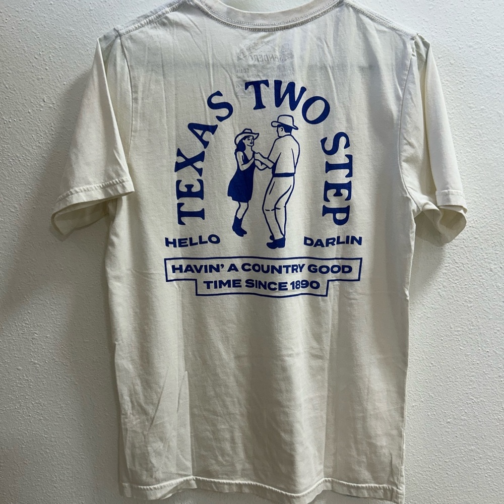 Cream Graphic Short Sleeve Tee